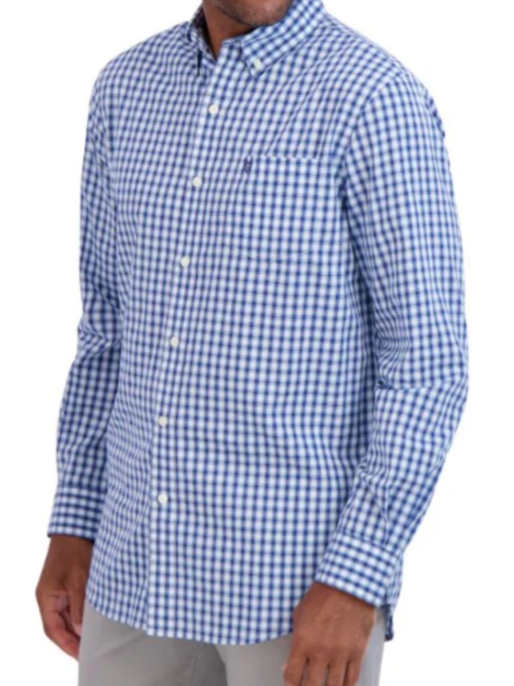CHAPS MEN'S BUTTON DOWN DRESS SHIRT SIZE XL